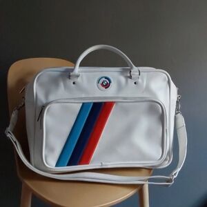 BMW MOTORSPORT HERITAGE white Duffle, Travel, Weekenser Bag